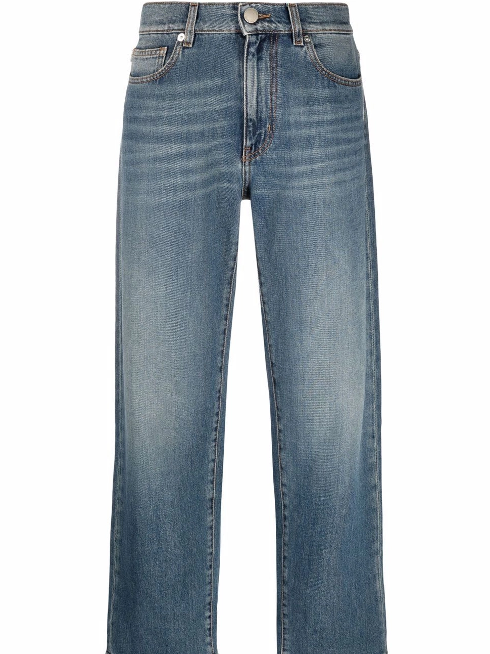 Affordable Women jeans Moschino Love mid-rise straight-leg 0404